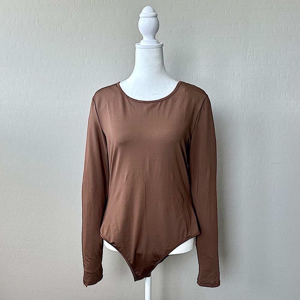 SHEIN Long Sleeve Bodysuit